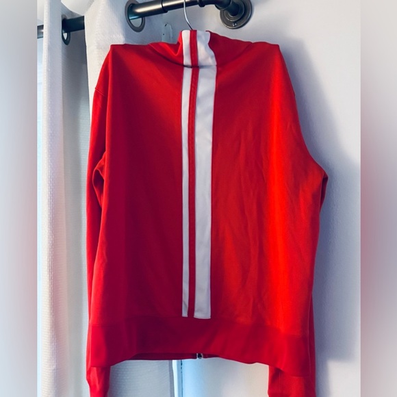 Nike Orange Jacket with White Zipper - Picture 3 of 9